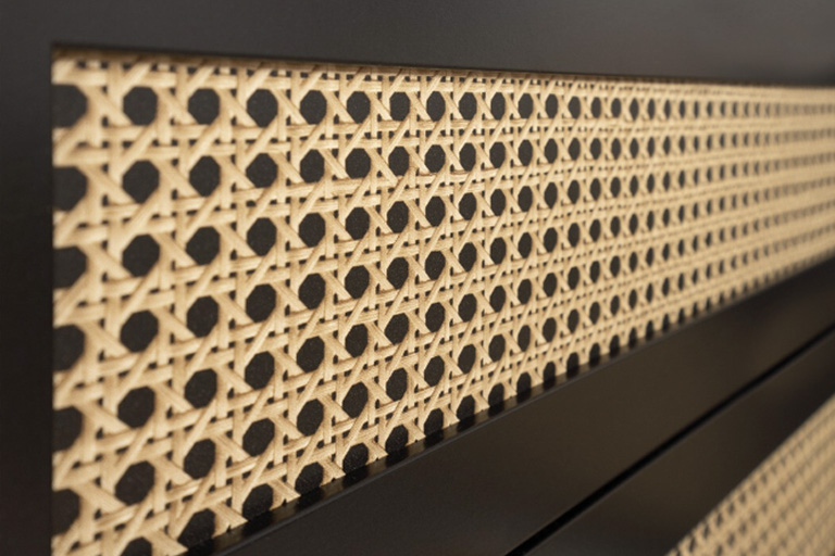 Pegatina de dibujo de ratán