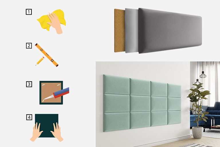 Panel suave de pared