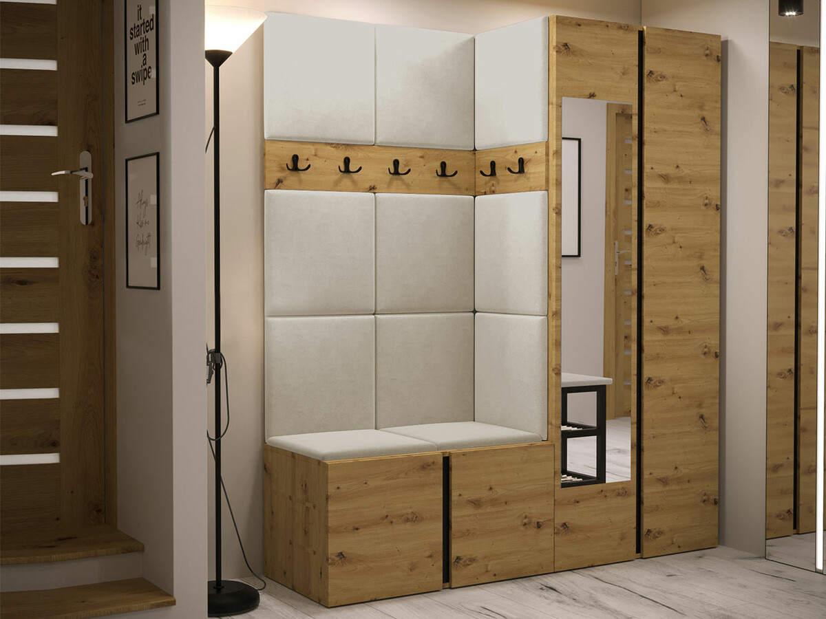 Conjunto pasillo Hartford 278 (Roble Artisan) Muebles de pasillo